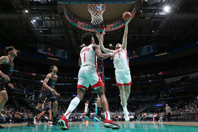 WASHINGTON, DC -? MARCH 19: Jock Landale #2 of the Houston Rockets shoots the ball during the game against the Washington Wizards on March 19, 2024 at Capital One Arena in Washington, DC. NOTE TO USER: User expressly acknowledges and agrees that, by downloading and or using this Photograph, user is consenting to the terms and conditions of the Getty Images License Agreement. Mandatory Copyright Notice: Copyright 2024 NBAE (Photo by Stephen Gosling/NBAE via Getty Images)