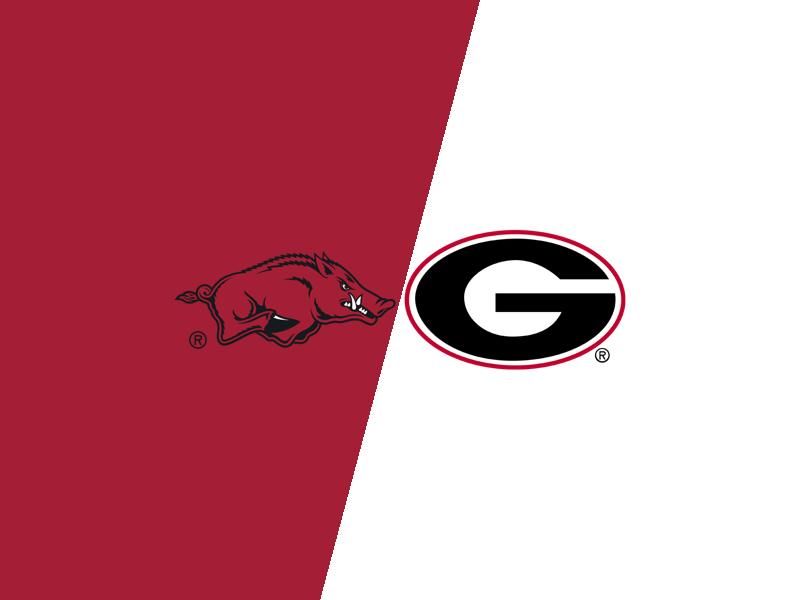 Clash at Bud Walton Arena: Arkansas Razorbacks Face Georgia Lady Bulldogs in Women's Basketball...