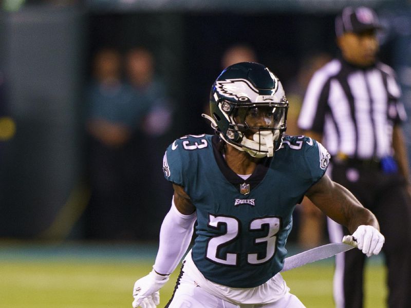 Philadelphia Eagles safety Chauncey Gardner-Johnson (23) in action during the NFL football game against the Minnesota Vikings, Monday, Sept. 19, 2022, in Philadelphia. (AP Photo/Chris Szagola)