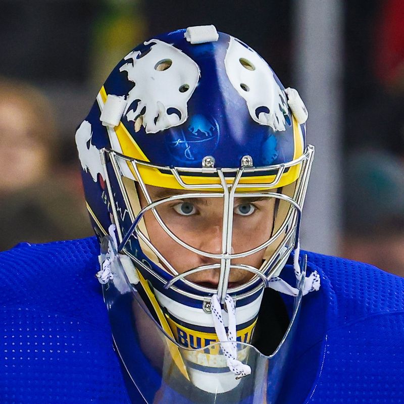 NHL Winnipeg Jets goaltender Eric Comrie