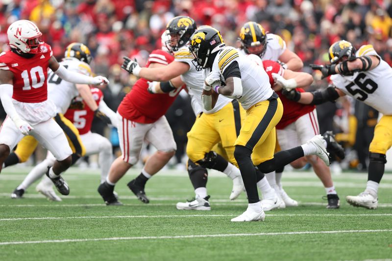 Nov 24, 2023; Lincoln, Nebraska, USA; at Memorial Stadium. Mandatory Credit: Reese Strickland-USA TODAY Sports