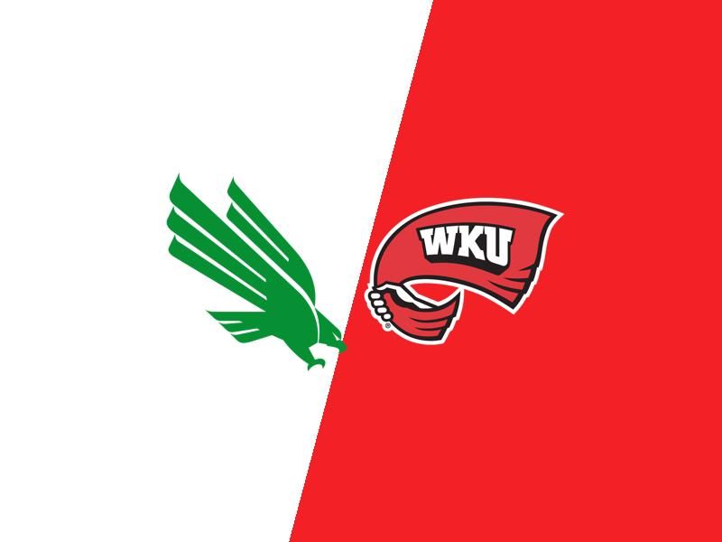 North Texas Mean Green Faces Western Kentucky Lady Toppers at E. A. Diddle Arena in Women's Bask...