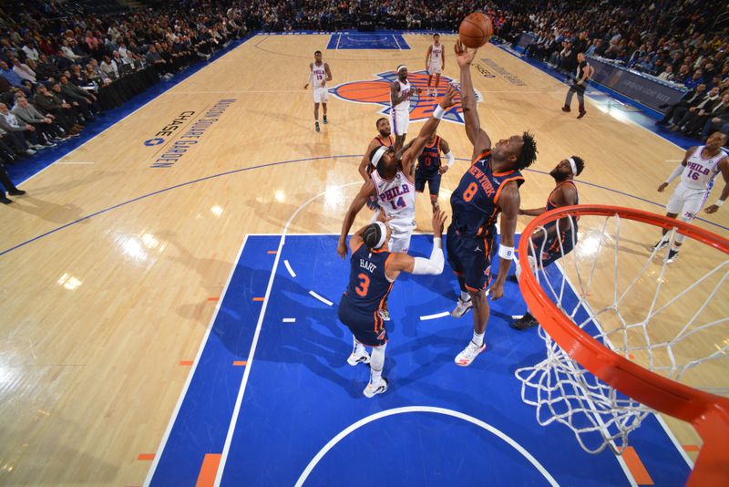 New York Knicks Face Philadelphia 76ers with Mikal Bridges Leading the Charge