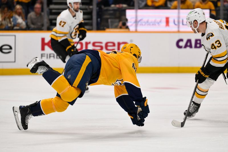 Boston Bruins Faceoff Edge Meets Nashville Predators Second-Period Surge at Bridgestone Arena