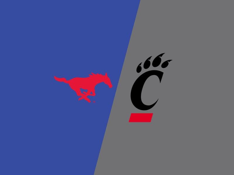 Gerald J. Ford Stadium Hosts Clash Between SMU Mustangs and Cincinnati Bearcats in College Footb...