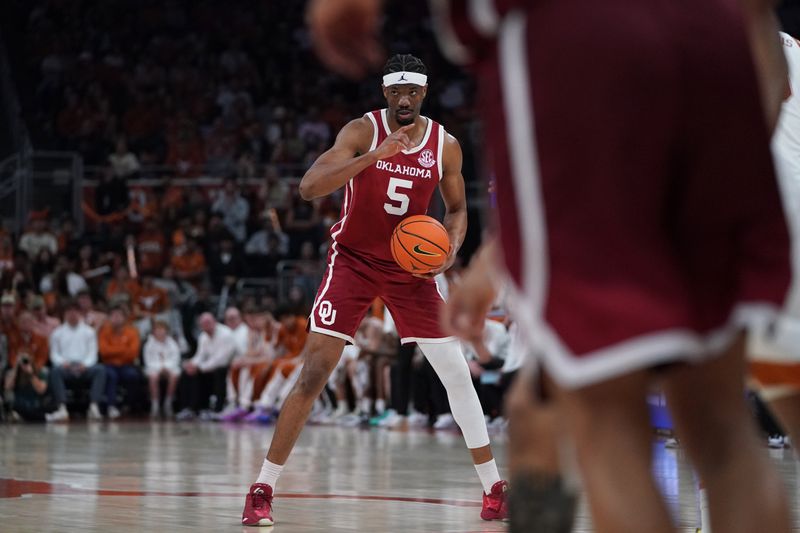 Texas University and the Sooners trade leads before overtime at Moody Center in Oklahoma Univers...