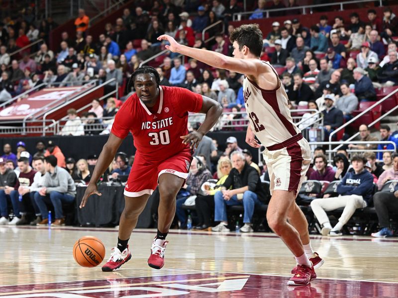 North Carolina State Wolfpack vs Boston College Eagles: Wolfpack Favored to Win in Upcoming Men'...