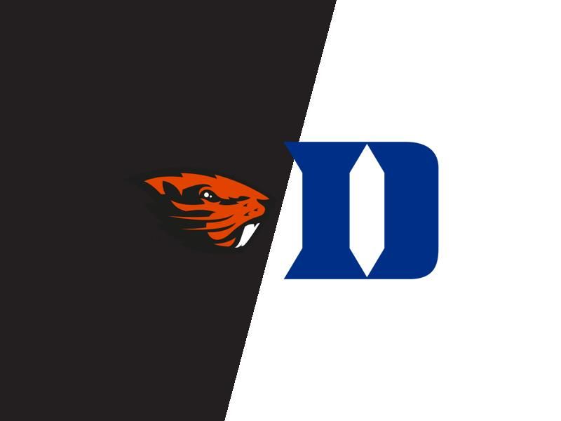 Clash at Veterans Memorial Coliseum: Oregon State Beavers Face Duke Blue Devils in Men's Basketb...