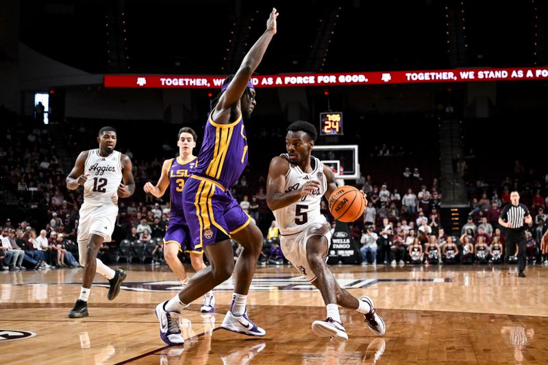 LSU Tigers' Paint Power Falls Short Against Texas A&M Aggies in College Station