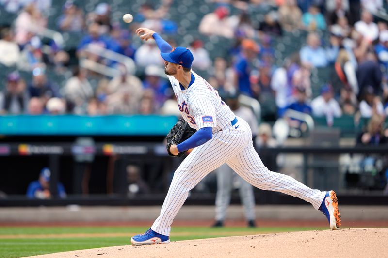 Jun 1, 2025; New York City, New York, USA; New York Mets pitcher Clay Holmes (35) delivers a pitch against the Colorado Rockies during the first inning at Citi Field. Mandatory Credit: Gregory Fisher-Imagn Images