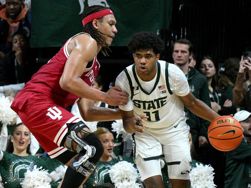 Feb 11, 2025; East Lansing, Michigan, USA;  at Jack Breslin Student Events Center. Mandatory Credit: Dale Young-Imagn Images