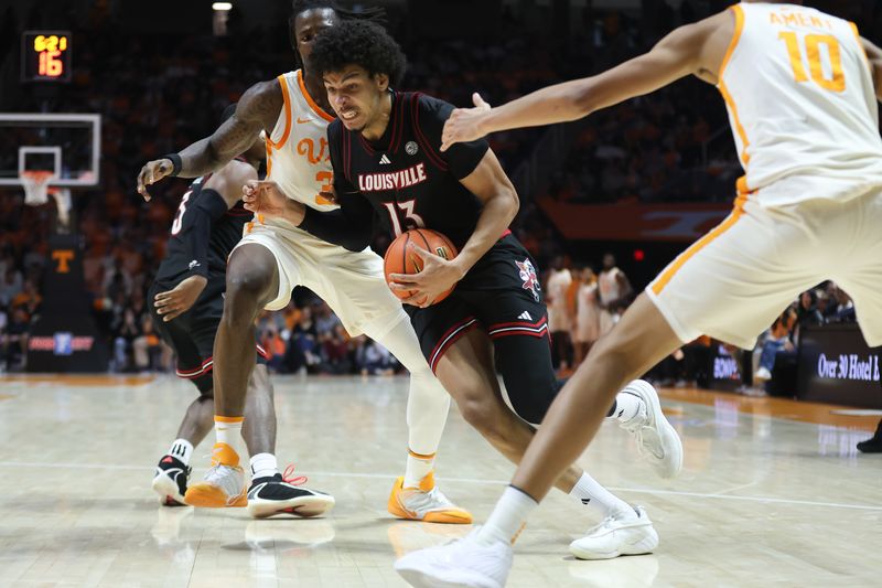 Did Louisville Cardinals' Defense Falter Against Tennessee Volunteers at Thompson-Boling Arena?