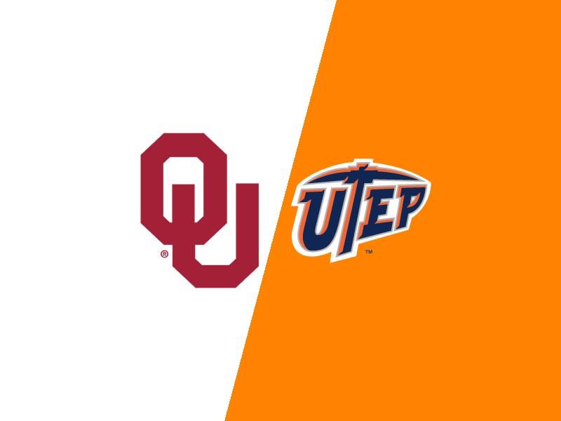 Clash at Gaylord Family Oklahoma Memorial Stadium: UTEP Miners vs. Oklahoma Sooners in Football...