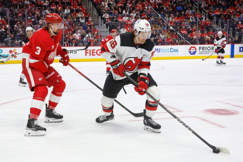 Detroit Red Wings' Dylan Larkin Faces Off Against New Jersey Devils in Anticipated Showdown