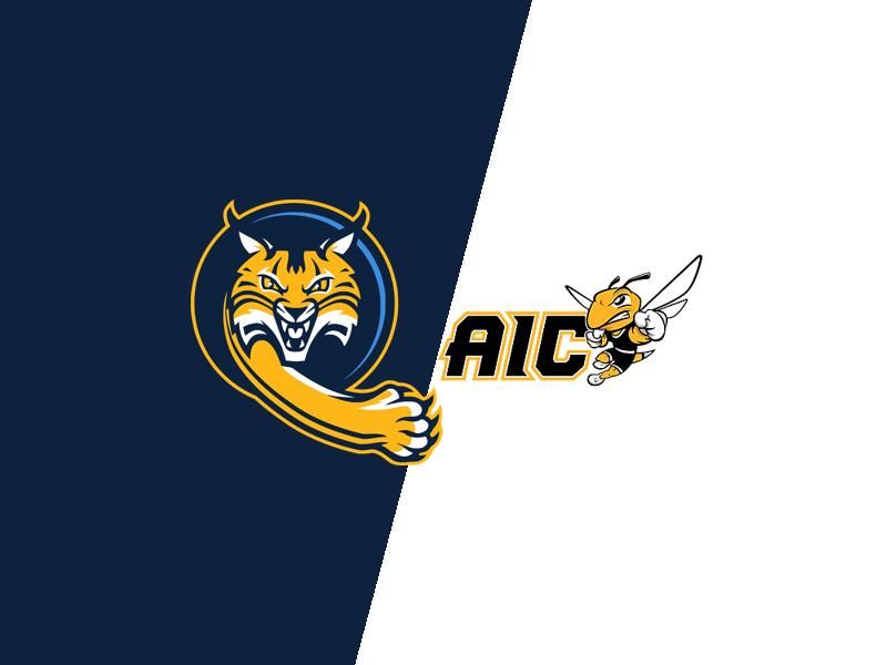 Quinnipiac Bobcats VS American International Yellow Jackets