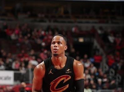 MILWAUKEE, WI - DECEMBER 23: Isaac Okoro #35 of the Cleveland Cavaliers prepares to shoot a free throw during the game against the Chicago Bulls on December 23, 2023 at the Fiserv Forum Center in Milwaukee, Wisconsin. NOTE TO USER: User expressly acknowledges and agrees that, by downloading and or using this Photograph, user is consenting to the terms and conditions of the Getty Images License Agreement. Mandatory Copyright Notice: Copyright 2023 NBAE (Photo by Gary Dineen/NBAE via Getty Images).