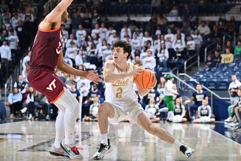 Notre Dame Fighting Irish Set to Challenge Virginia Tech Hokies at Cassell Coliseum