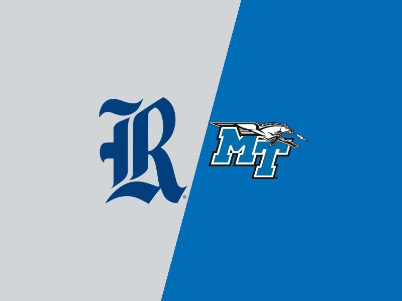 Rice Owls to Battle Middle Tennessee Blue Raiders at Tudor Fieldhouse in Houston