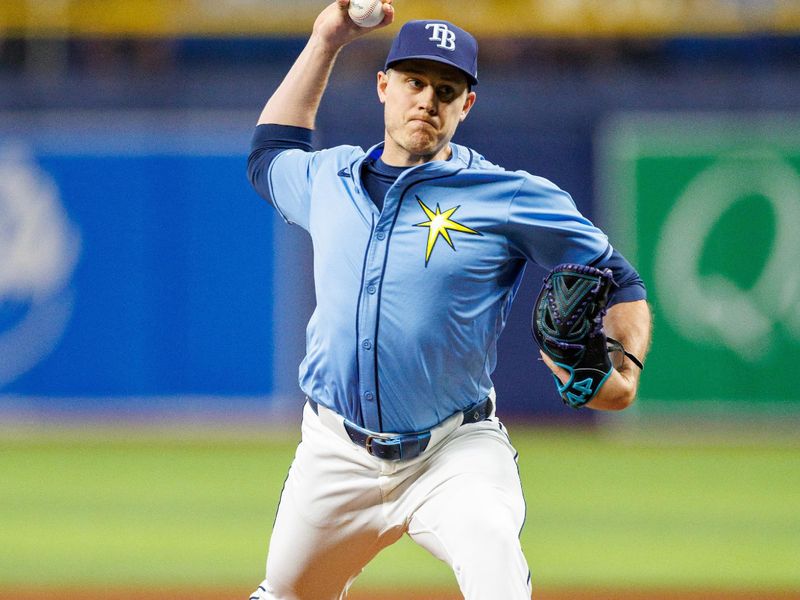 Jun 30, 2024; St. Petersburg, Florida, USA;  Tampa Bay Rays pitcher Phil Maton (88) throws a pitch against the Washington Nationals in the ninth inning at Tropicana Field. Mandatory Credit: Nathan Ray Seebeck-USA TODAY Sports