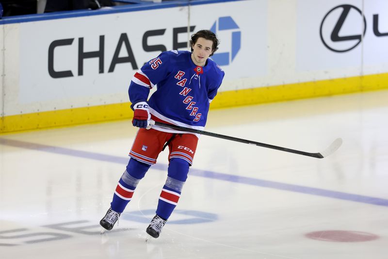 Chicago Blackhawks see Nick Lardis strike first as the New York Rangers answer with 3-goal secon...