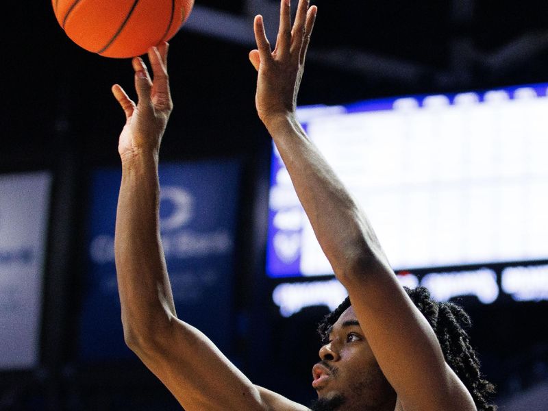 Nov 7, 2022; Lexington, Kentucky, USA; Kentucky Wildcats guard Antonio Reeves (12) shoots the ball during the second half against the Howard Bison at Rupp Arena at Central Bank Center. Mandatory Credit: Jordan Prather-USA TODAY Sports