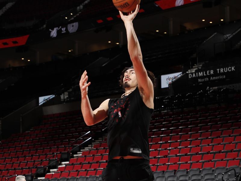 PORTLAND, OR - JANUARY 11:  Jaime Jaquez Jr. #11 of the Miami Heat shoots the ball during the game against the Portland Trail Blazers on January 11, 2025 at the Moda Center Arena in Portland, Oregon. NOTE TO USER: User expressly acknowledges and agrees that, by downloading and or using this photograph, user is consenting to the terms and conditions of the Getty Images License Agreement. Mandatory Copyright Notice: Copyright 2025 NBAE (Photo by Cameron Browne/NBAE via Getty Images)