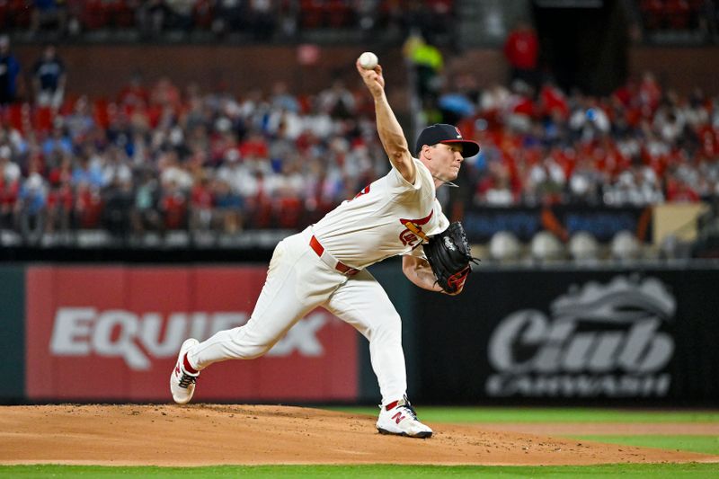 May 26, 2024; St. Louis, Missouri, USA;  St. Louis Cardinals starting pitcher Sonny Gray (54) pitches against the Chicago Cubs during the first inning at Busch Stadium. Mandatory Credit: Jeff Curry-USA TODAY Sports