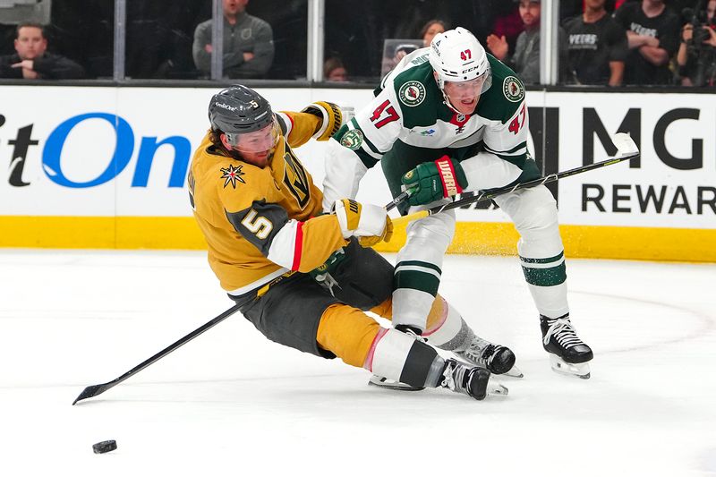 Vegas Golden Knights chase a 3rd-period push as the Wild bank 2nd-period goals at T-Mobile Arena