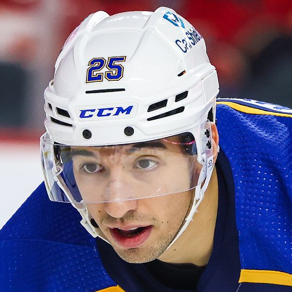 NHL St. Louis Blues center Jordan Kyrou