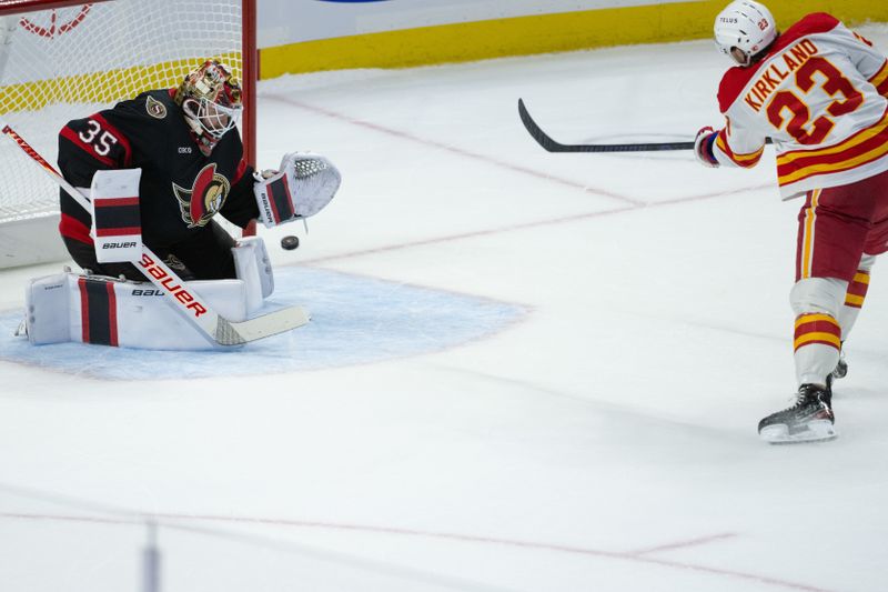 Did the Ottawa Senators' Shootout Triumph Over Calgary Flames at Canadian Tire Centre Highlight...