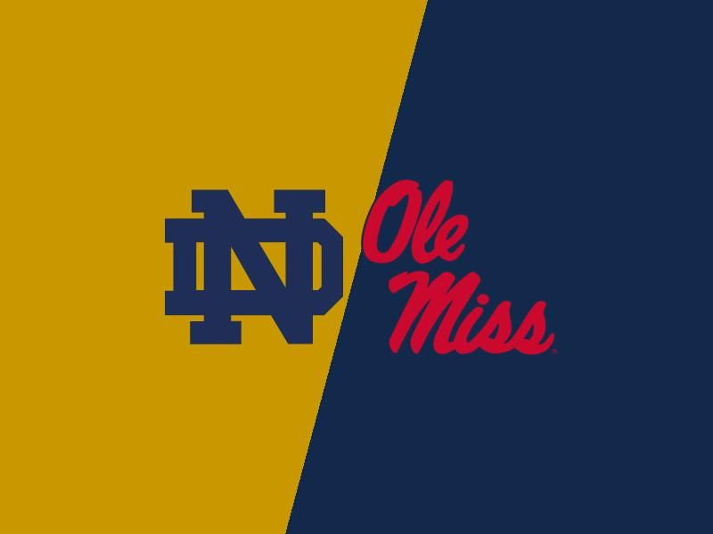 Notre Dame's Court Crusade: Fighting Irish to Clash with Ole Miss Rebels