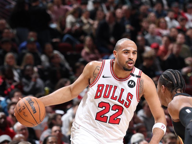 CHICAGO, IL - MARCH 4: Talen Horton-Tucker #22 of the Chicago Bulls drives to the basket during the game against the Cleveland Cavaliers on March 4, 2025 at United Center in Chicago, Illinois. NOTE TO USER: User expressly acknowledges and agrees that, by downloading and or using this photograph, User is consenting to the terms and conditions of the Getty Images License Agreement. Mandatory Copyright Notice: Copyright 2025 NBAE (Photo by Jeff Haynes/NBAE via Getty Images)