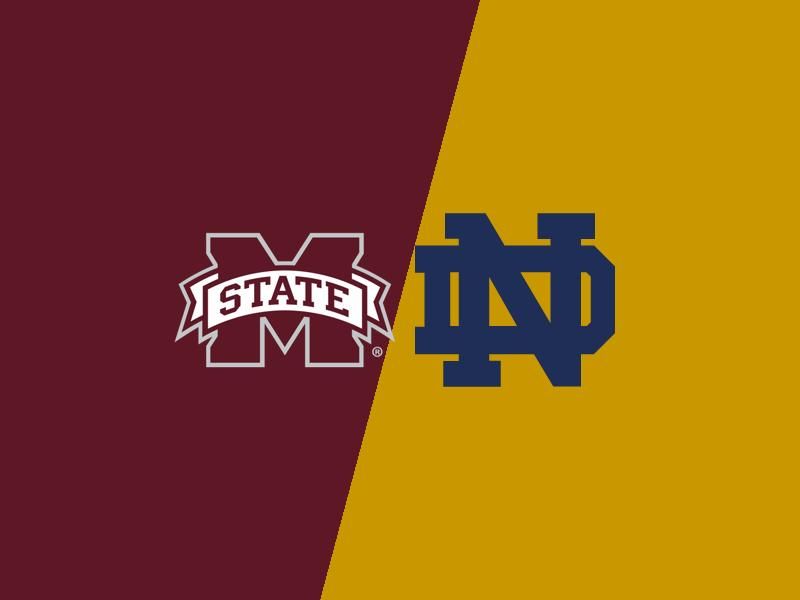 Notre Dame Fighting Irish Set to Host Mississippi State Lady Bulldogs at Purcell Pavilion in Wom...