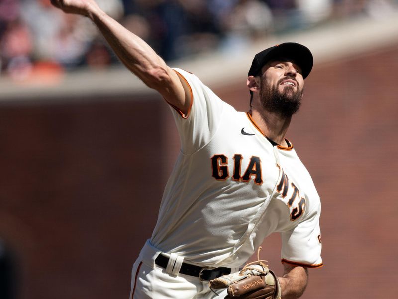 Jul 30, 2023; San Francisco, California, USA; San Francisco Giants pitcher Tristan Beck (43) delivers a pitch against the Boston Red Sox during the 11th inning at Oracle Park. Mandatory Credit: D. Ross Cameron-USA TODAY Sports