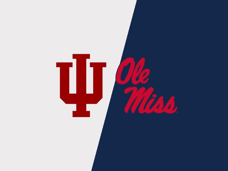 Clash at Raymond James Stadium: Ole Miss Rebels Take on Indiana Hoosiers in College Football Sho...