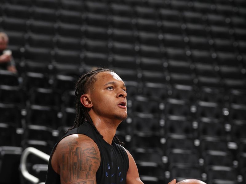 MILWAUKEE, WI - JANUARY 15: Paolo Banchero #5 of the Orlando Magic warms up before the game against the Milwaukee Bucks on January 15, 2025 at Fiserv Forum Center in Milwaukee, Wisconsin. NOTE TO USER: User expressly acknowledges and agrees that, by downloading and or using this Photograph, user is consenting to the terms and conditions of the Getty Images License Agreement. Mandatory Copyright Notice: Copyright 2025 NBAE (Photo by Gary Dineen/NBAE via Getty Images).