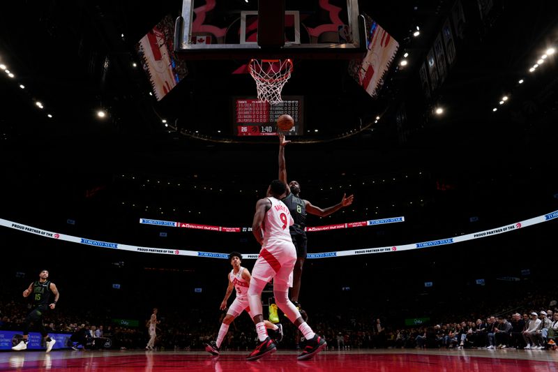 TORONTO, CANADA - MARCH 5:  Naji Marshall #8 of the New Orleans Pelicans goes to the basket during the game on March 5, 2024 at the Scotiabank Arena in Toronto, Ontario, Canada.  NOTE TO USER: User expressly acknowledges and agrees that, by downloading and or using this Photograph, user is consenting to the terms and conditions of the Getty Images License Agreement.  Mandatory Copyright Notice: Copyright 2024 NBAE (Photo by Mark Blinch/NBAE via Getty Images)