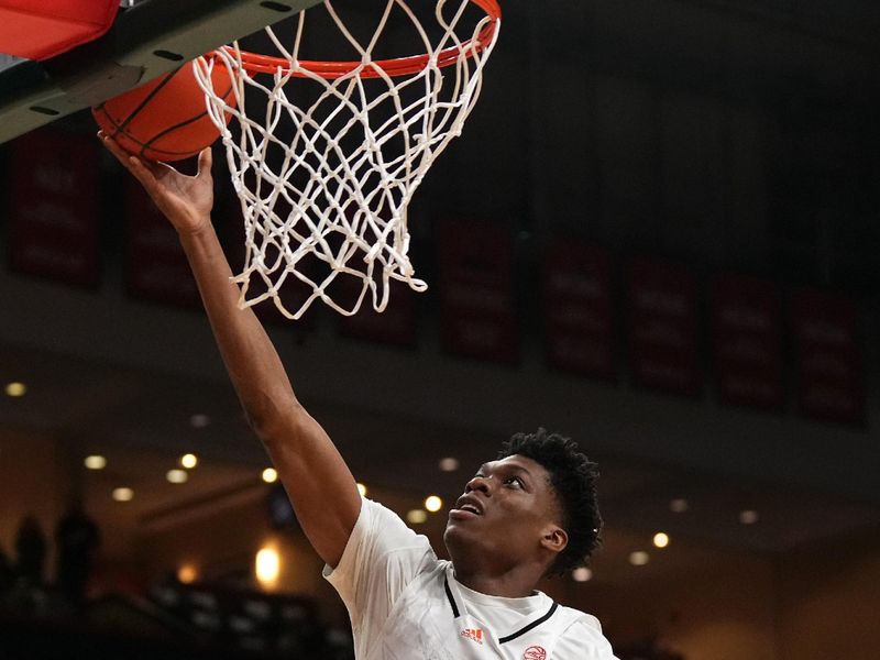 Feb 6, 2023; Coral Gables, Florida, USA; Miami Hurricanes forward Anthony Walker (1) puts up a shot against the Duke Blue Devils during the second half at Watsco Center. Mandatory Credit: Jasen Vinlove-USA TODAY Sports