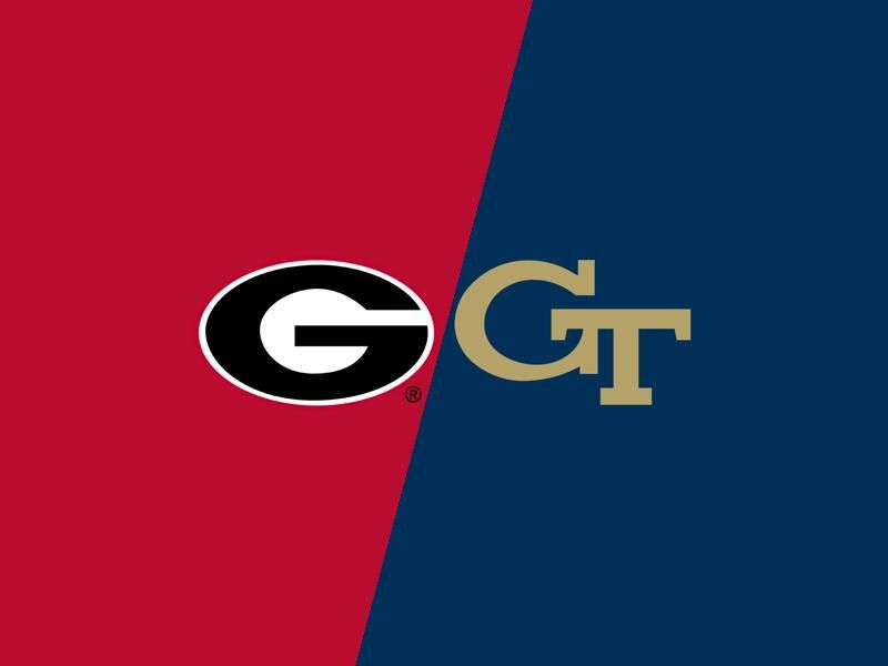 Georgia Tech Yellow Jackets Host Georgia Bulldogs at Bobby Dodd Stadium in College Football Show...