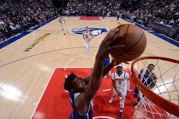 SACRAMENTO, CA - DECEMBER 2: Malik Monk #0 of the Sacramento Kings dunks the ball during the game against the Denver Nuggets on December 2, 2023 at Golden 1 Center in Sacramento, California. NOTE TO USER: User expressly acknowledges and agrees that, by downloading and or using this Photograph, user is consenting to the terms and conditions of the Getty Images License Agreement. Mandatory Copyright Notice: Copyright 2023 NBAE (Photo by Rocky Widner/NBAE via Getty Images)