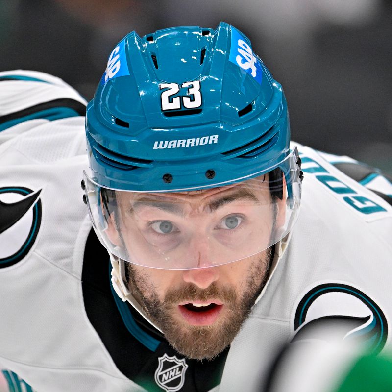 NHL San Jose Sharks right wing Barclay Goodrow