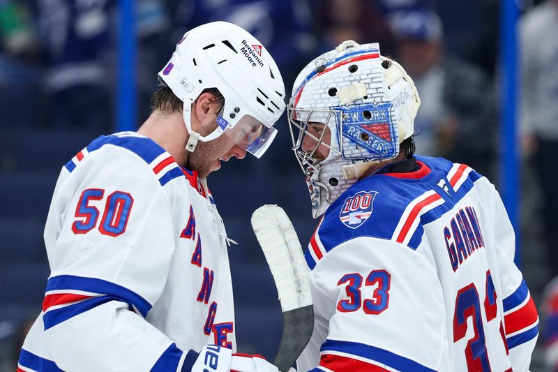 New York Rangers turn a second-period surge into a road win over the Tampa Bay Lightning at Benc...
