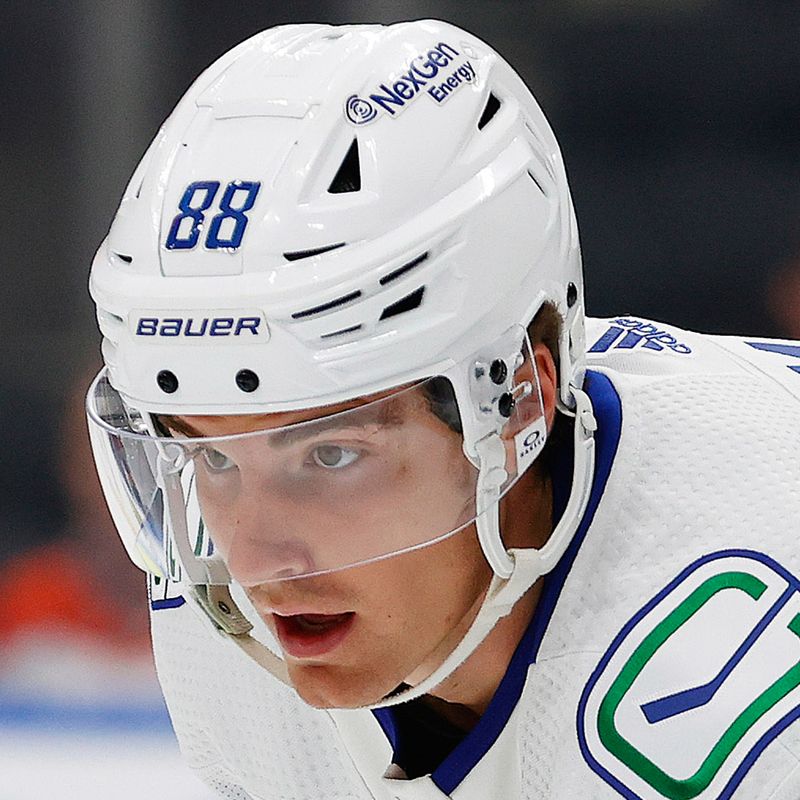 NHL Vancouver Canucks center Nils Aman