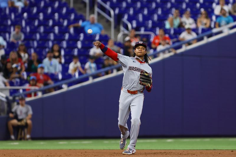 Marlins Outmatched by Nationals Despite Late Rally at loanDepot park