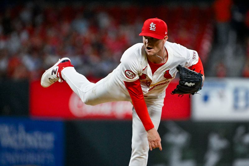 Jun 12, 2024; St. Louis, Missouri, USA;  St. Louis Cardinals starting pitcher Sonny Gray (54) pitches against the Pittsburgh Pirates during the seventh inning at Busch Stadium. Mandatory Credit: Jeff Curry-USA TODAY Sports