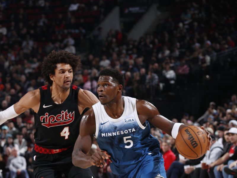 Trail Blazers and Timberwolves Clash at Target Center