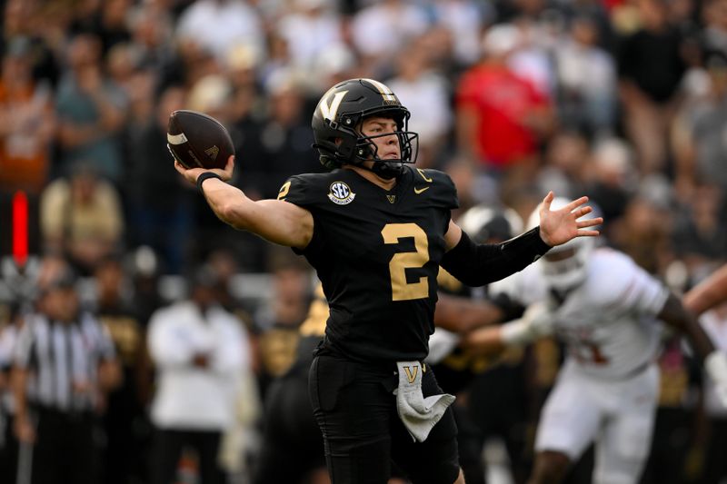 Texas Longhorns Set to Dominate Vanderbilt Commodores with Arch Manning Leading the Charge