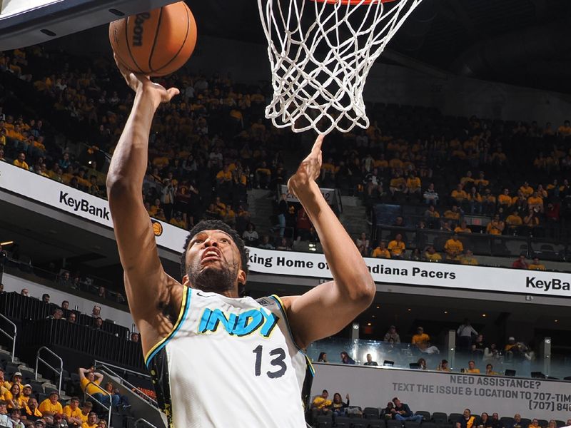 INDIANAPOLIS, IN - MAY 9: James Wiseman #13 of the Indiana Pacersc drives to the basket during the game against the Cleveland Cavaliers during Round Two Game Three of the 2025 NBA Playoffs on May 9, 2025 at Gainbridge Fieldhouse in Indianapolis, Indiana. NOTE TO USER: User expressly acknowledges and agrees that, by downloading and or using this Photograph, user is consenting to the terms and conditions of the Getty Images License Agreement. Mandatory Copyright Notice: Copyright 2025 NBAE (Photo by Ron Hoskins/NBAE via Getty Images)