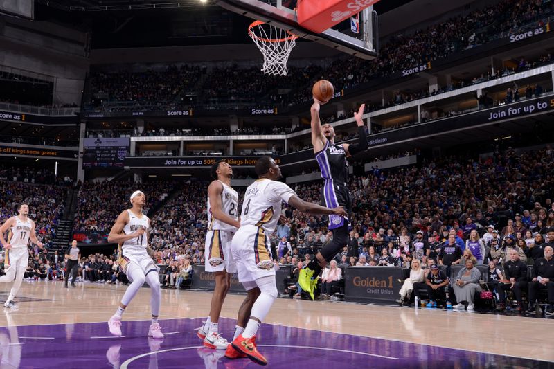 SACRAMENTO, CA - FEBRUARY 8:  on February 8, 2025 at Golden 1 Center in Sacramento, California. NOTE TO USER: User expressly acknowledges and agrees that, by downloading and or using this Photograph, user is consenting to the terms and conditions of the Getty Images License Agreement. Mandatory Copyright Notice: Copyright 2025 NBAE (Photo by Rocky Widner/NBAE via Getty Images)