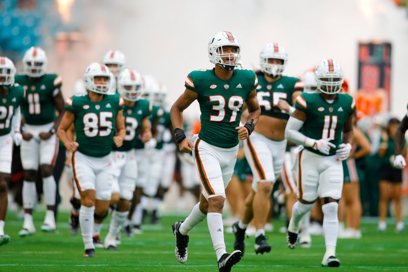 Hard Rock Stadium Hosts Miami (FL) Hurricanes and Bethune-Cookman Wildcats in College Football S...